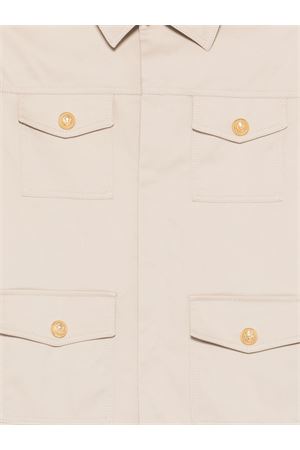 giacca in cotone beige BALMAIN PARIS KIDS | BY2P47G0197107